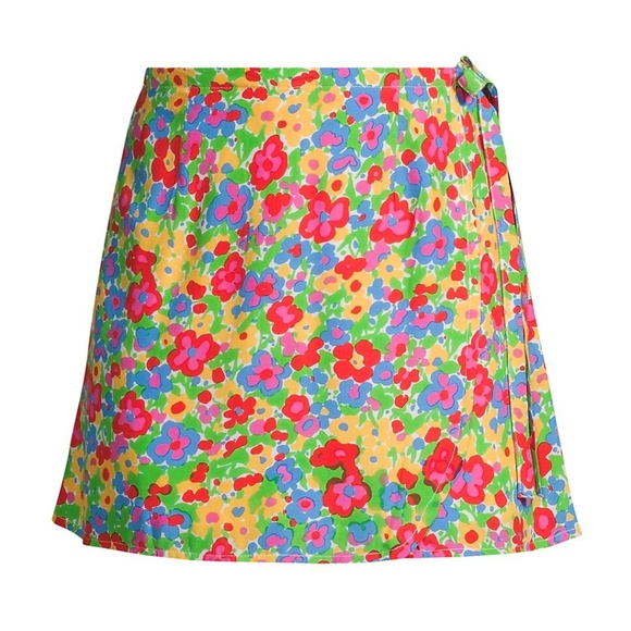 FAITHFULL THE BRAND Size: S Color: La Fortuna Floral Share Lucio Wrap Skirt - Picture 5 of 7